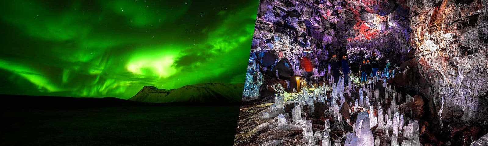 Reykjavík: Raufarhólshellir Lava Tunnel & Northern Lights Small-Group Tour image 1